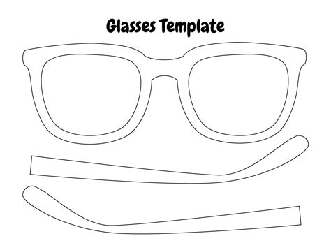 Glassses Printable