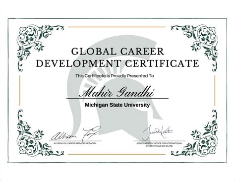 Global Career Development Certification