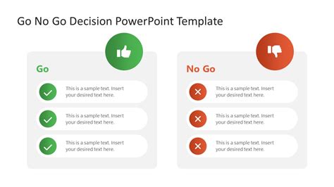 Go No Go Decision Template