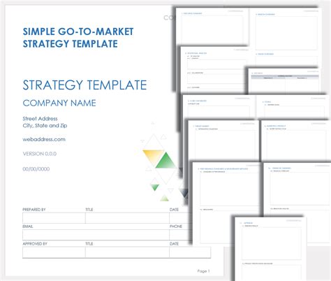Go To Market Strategy Template