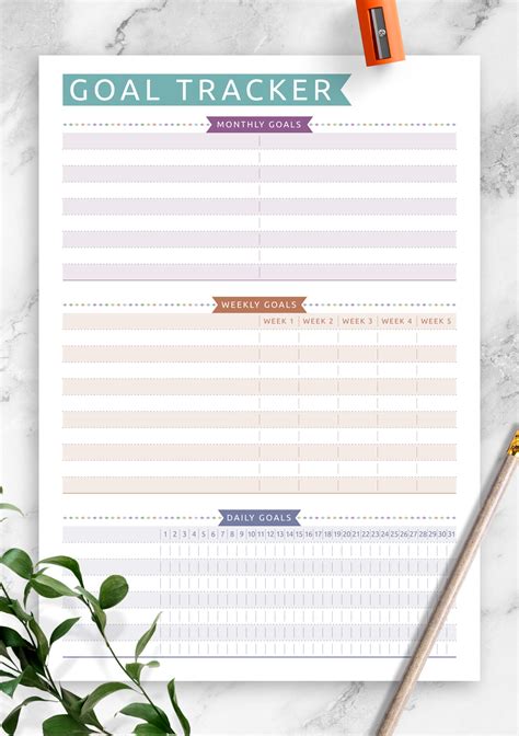 Goal Tracker Template