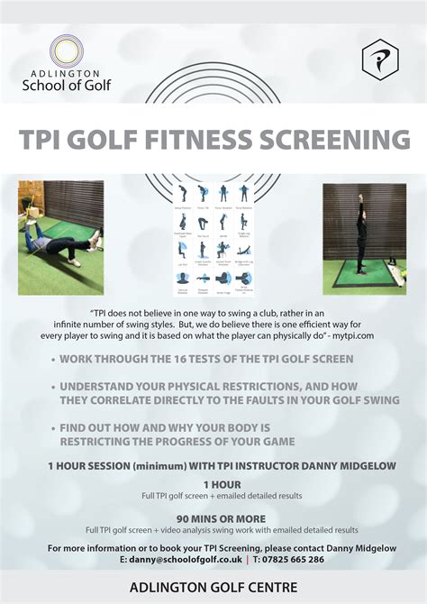 Golf Fitness Screening Program