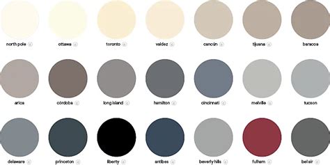 Goodhome Paint Colour Chart