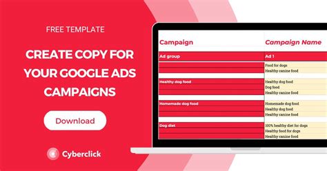 Google Ads Copy Template