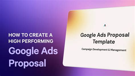 Google Ads Proposal Template