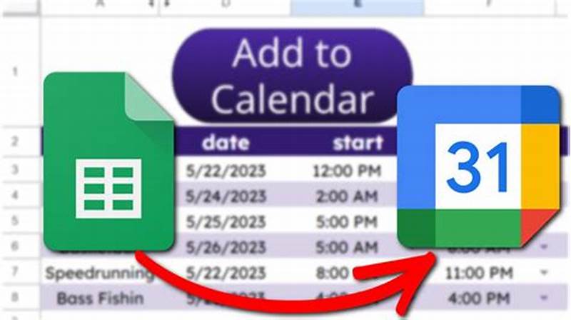 Google Apps Script Create Calendar Events