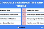 Google Calendar Tricks