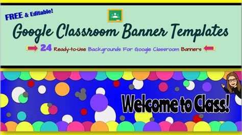 Google Classroom Banner Template