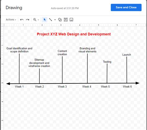 Google Doc Timeline Template