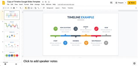 Google Docs Timeline Template