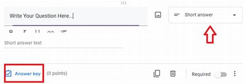 Google Form How To Add Answer Key