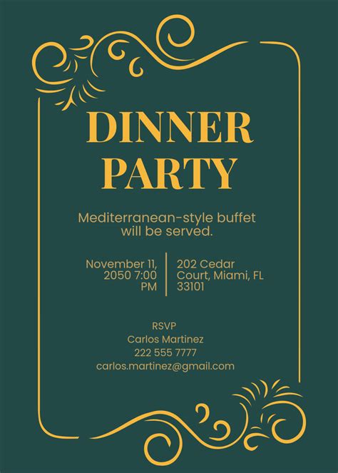 Google Invite Template