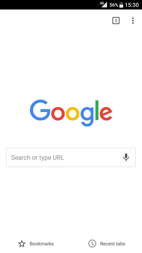 Google Search Blank Template