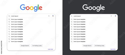 Google Search Engine Template