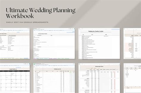 Google Sheets Wedding Planning Template