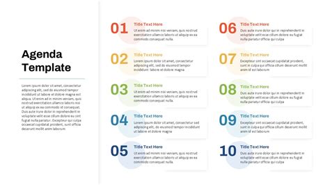 Google Slide Agenda Template