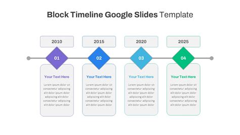 Google Slides Template Timeline