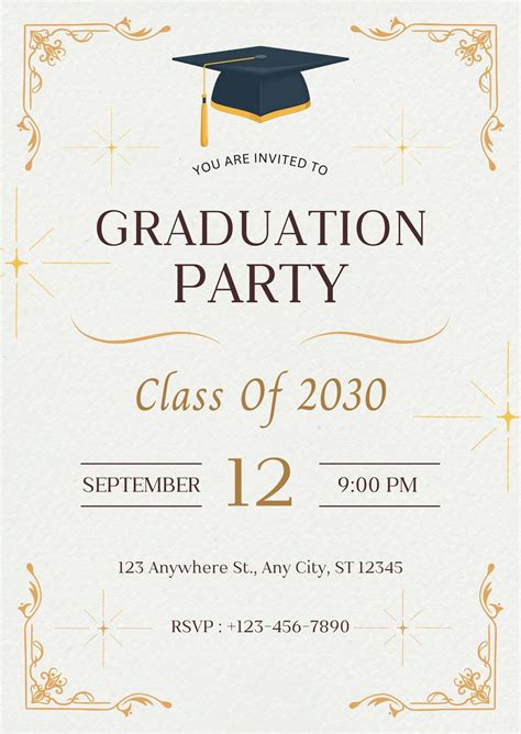 Graduation Celebration Template