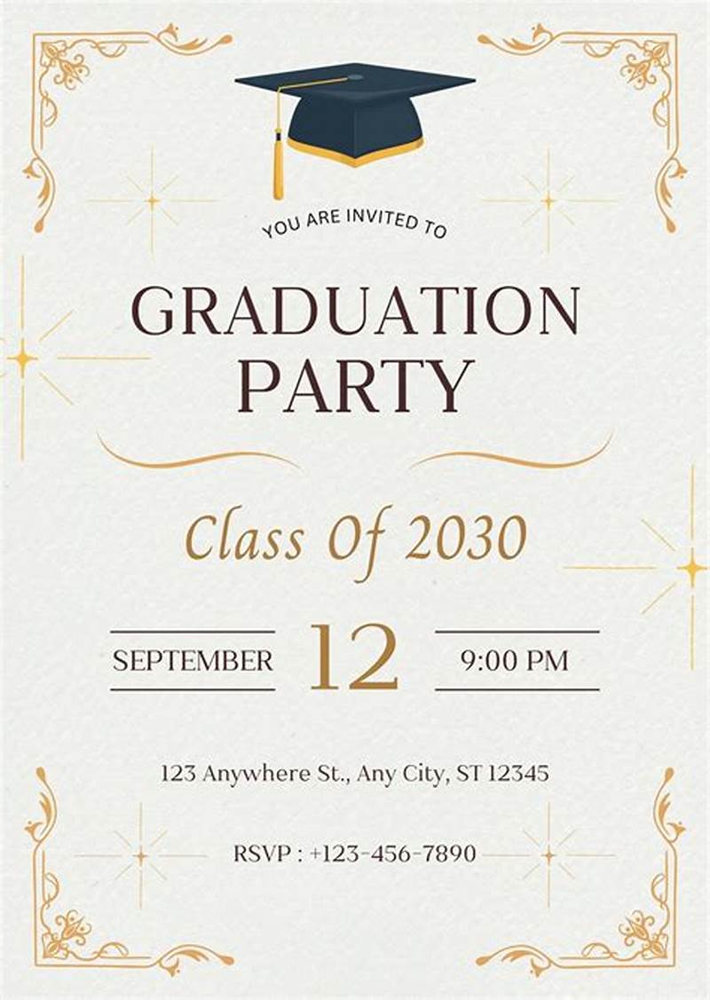 Graduation Invitations Printable