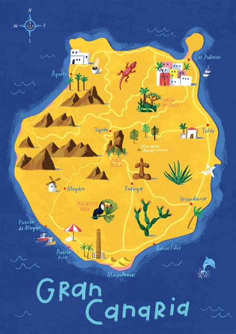 Canaria Tourist Map