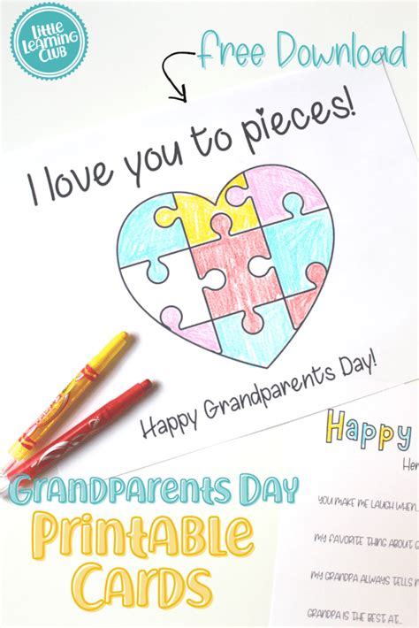 Grandparents Day Printable Activities