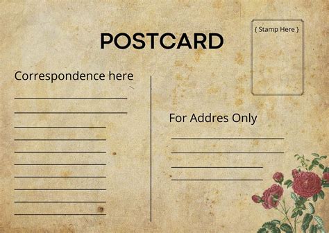 Greetings From Postcard Template