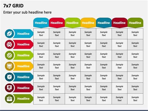 Grid Template For Powerpoint