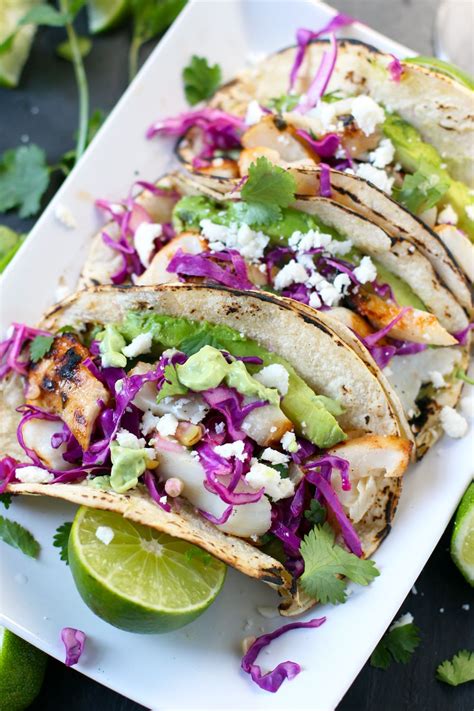 Grilled Fish Tacos with Fish Taco Sauce