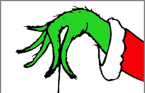 Grinch Hand Printable