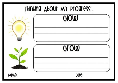 Grows And Glows Template
