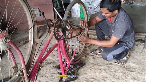 Guddu cycle repairing गुड्डू साइकिल रिपेयरिंग
