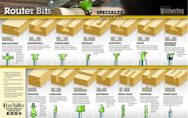 Guide Router Bit Types Chart