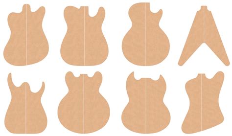 Guitar Body Template