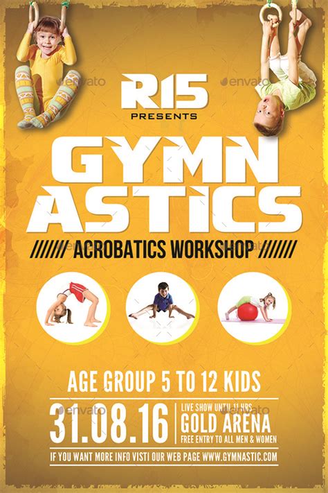 Gymnastics Flyer Template
