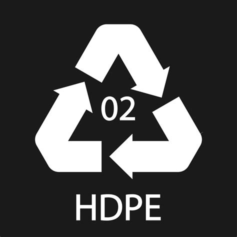 HDPE Symbol Cut and Paste