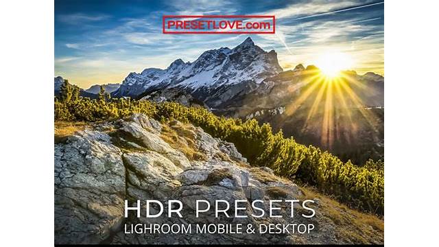 HDR preset lightroom