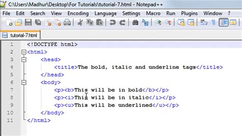 HTML Code for Bold Text