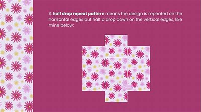 Half Drop Repeat Pattern
