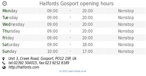 Halfords - Gosport