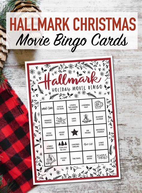 Hallmark Bingo Printable