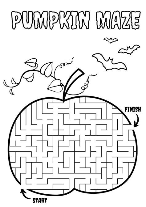 Halloween Activities For Kids Printable