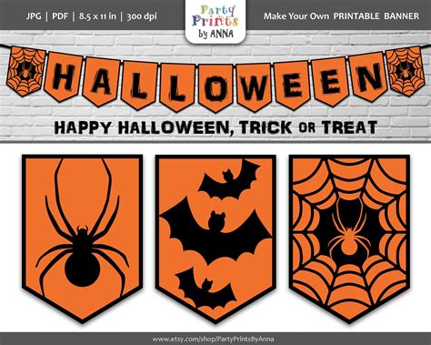 Halloween Banner Printable