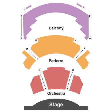 Hammer Theater Seating Chart