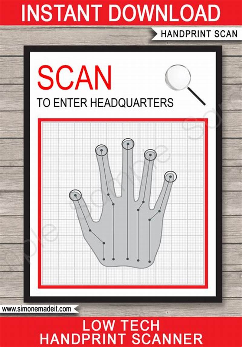 Hand Scanner Printable