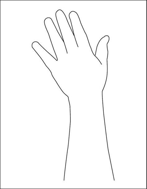Hand Template For Tattoo