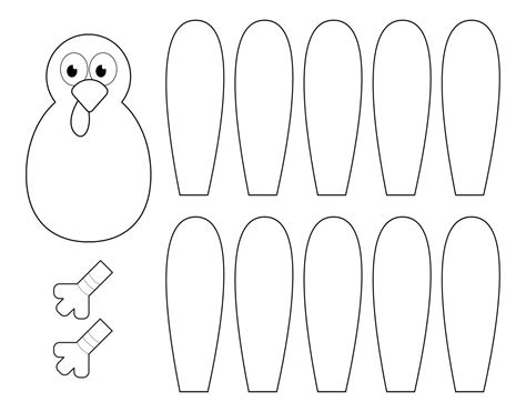 Hand Turkey Templates
