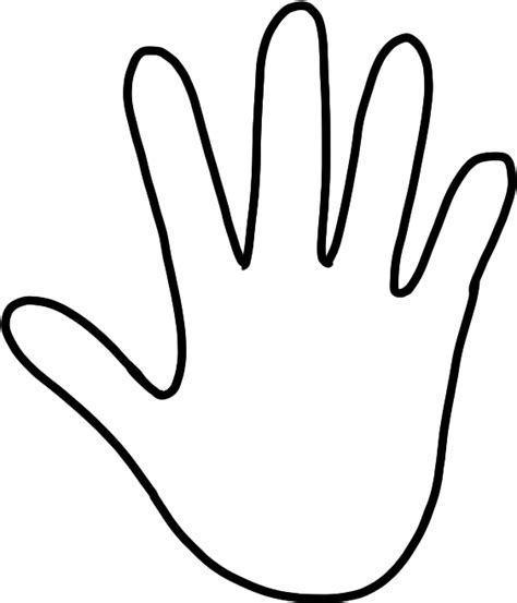Handprint Template Printable