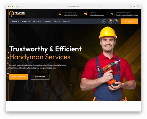 Handyman Web Template