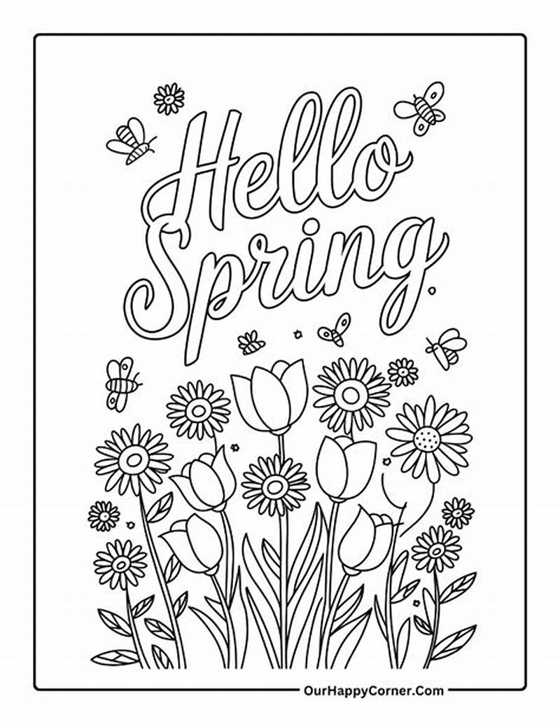 Happy Spring Printable