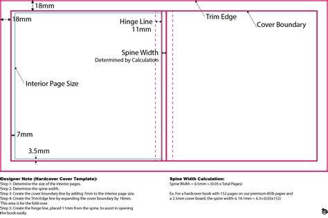 Hardcover Book Cover Template